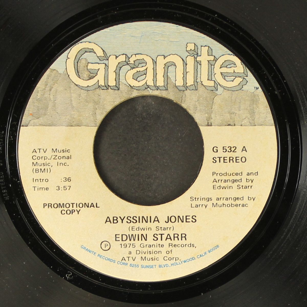 abyssinia jones / mono by EDWIN STARR