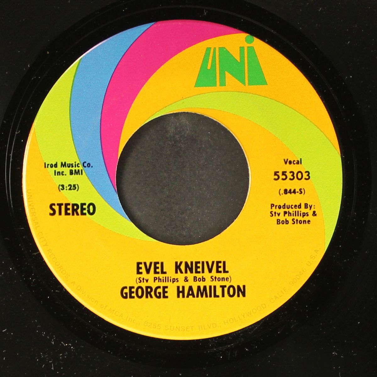 evel kneivel / boy from the country by GEORGE HAMILTON