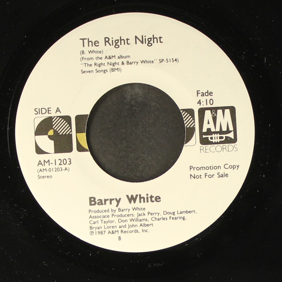 the right night by BARRY WHITE