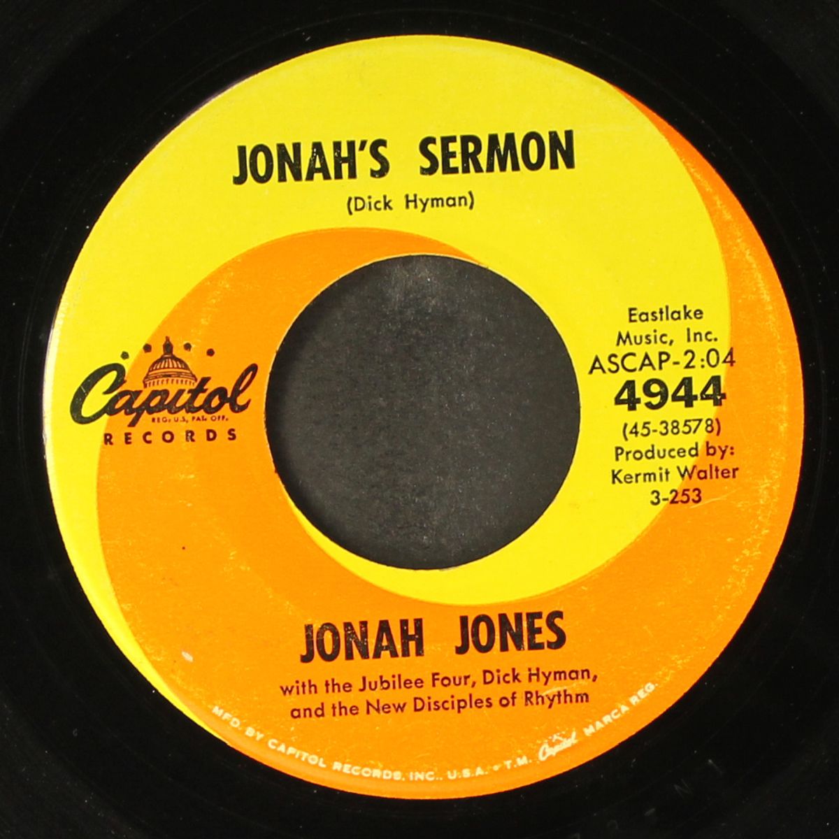 work song / jonah's sermon by JONAH JONES
