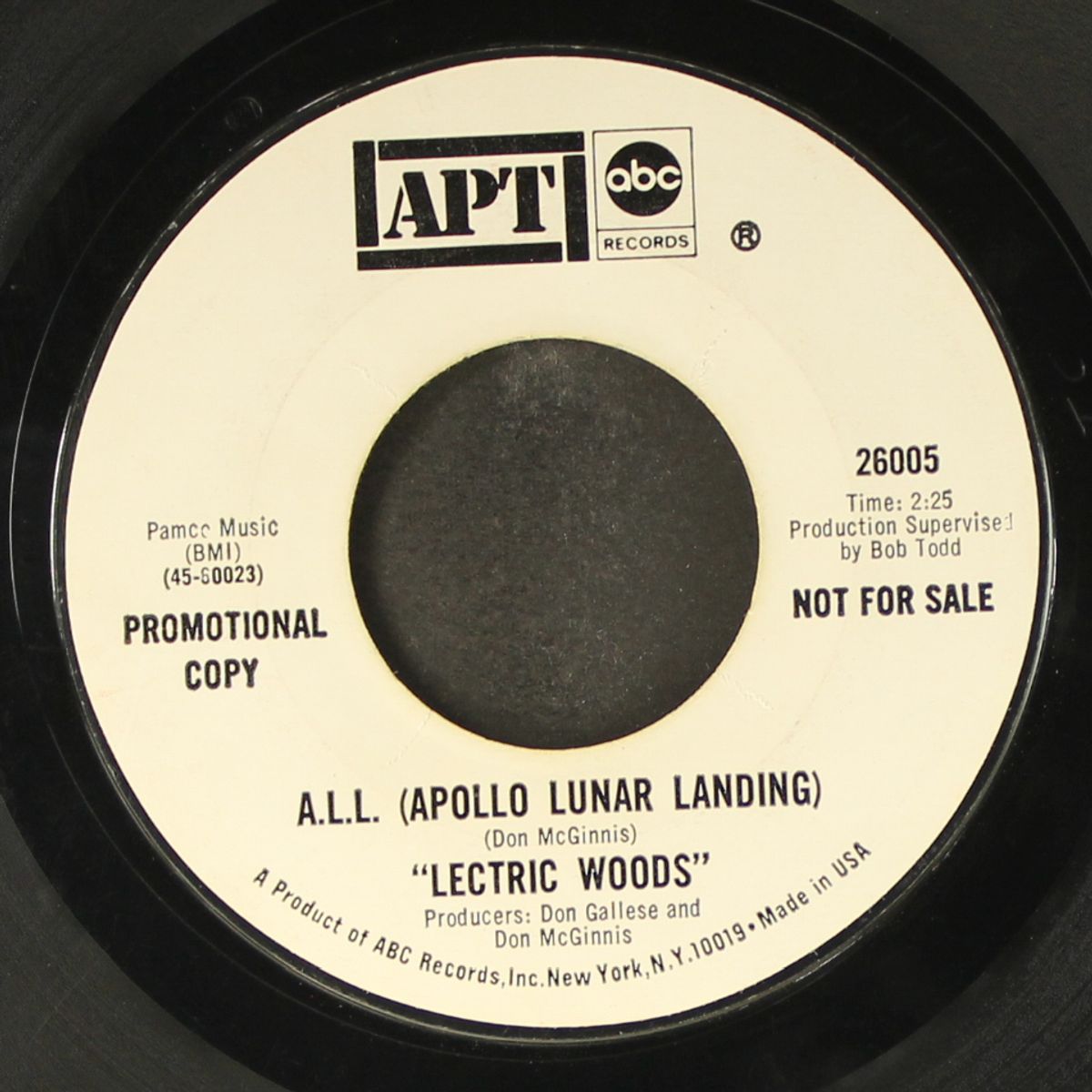 time of the season / a.l.l. (apollo lunar landing) by LECTRIC WOODS