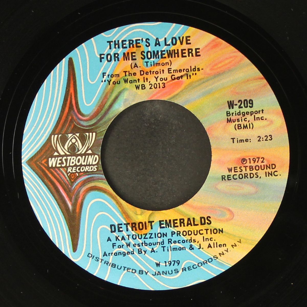 feel the need in me / there's a love for me somewhere by DETROIT EMERALDS