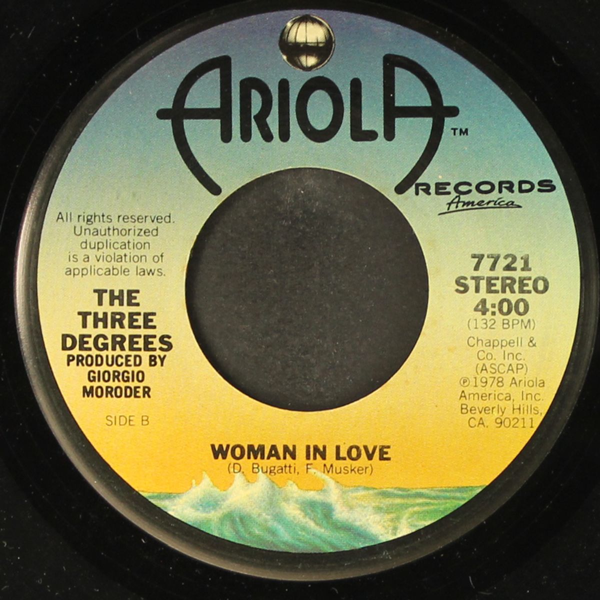 giving up, giving in / woman in love by THREE DEGREES
