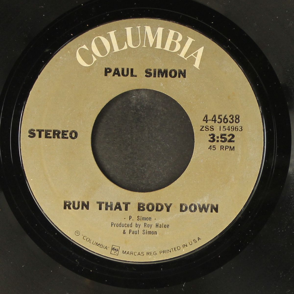 duncan / run that body down by PAUL SIMON