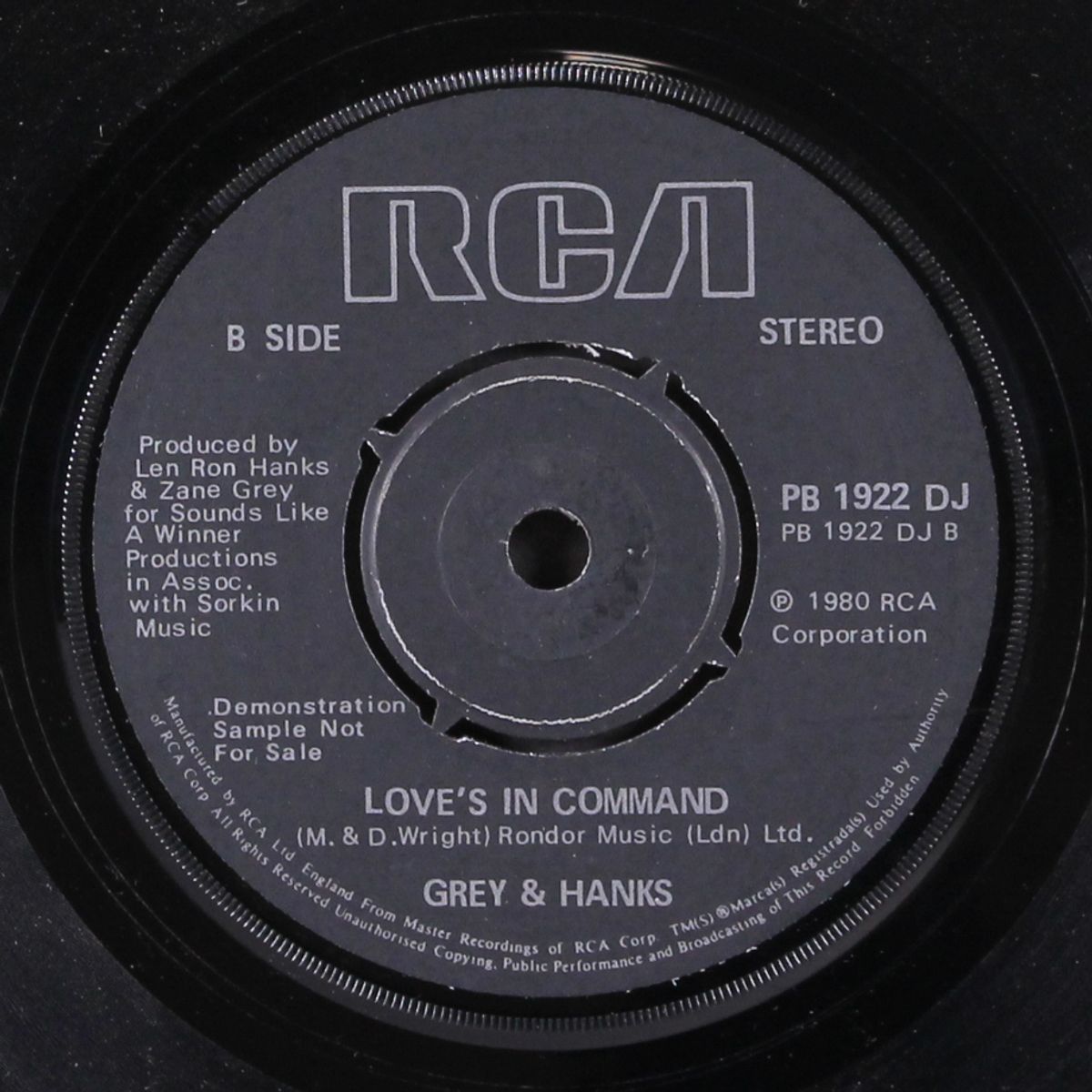 now i'm fine / love's in command by GREY & HANKS