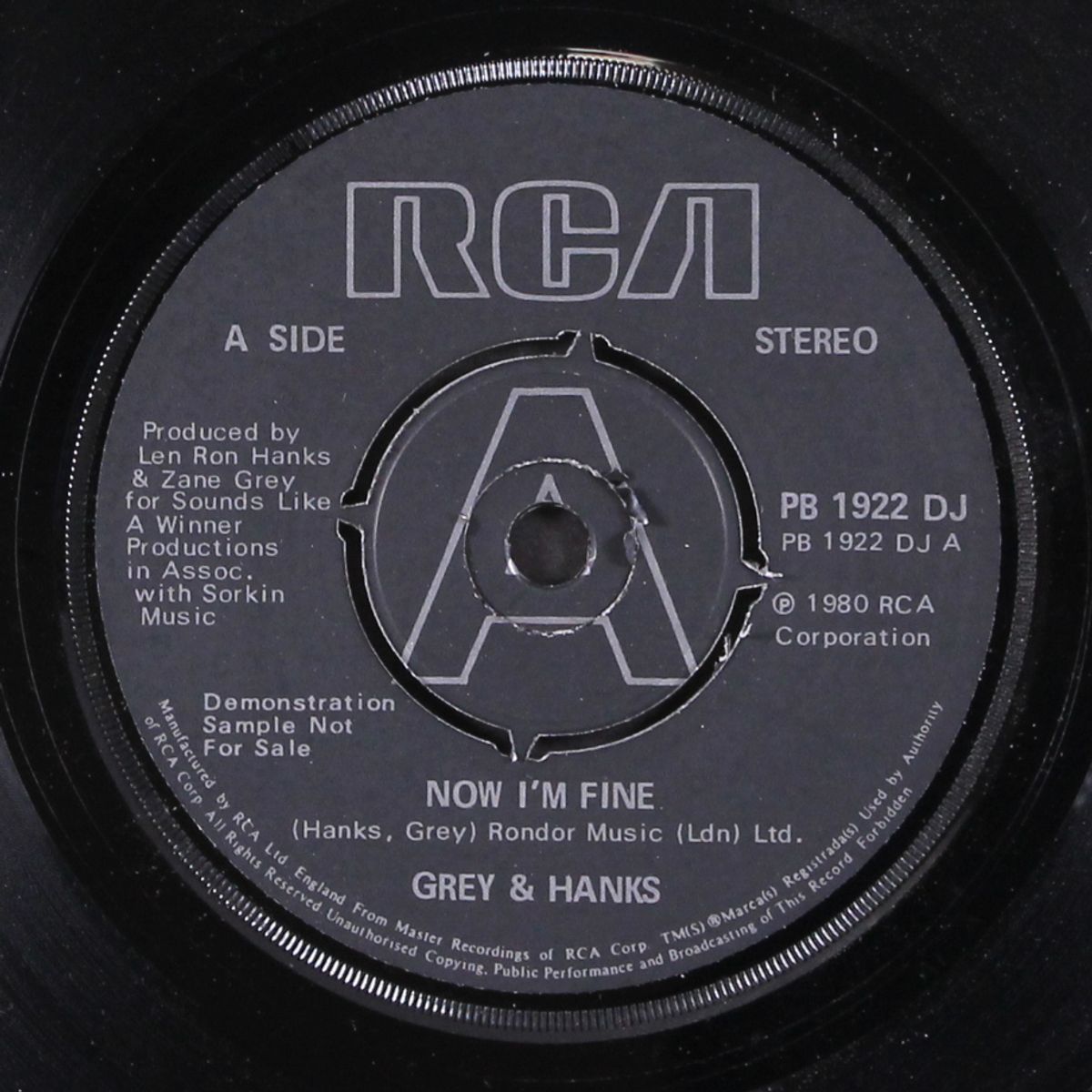 now i'm fine / love's in command by GREY & HANKS