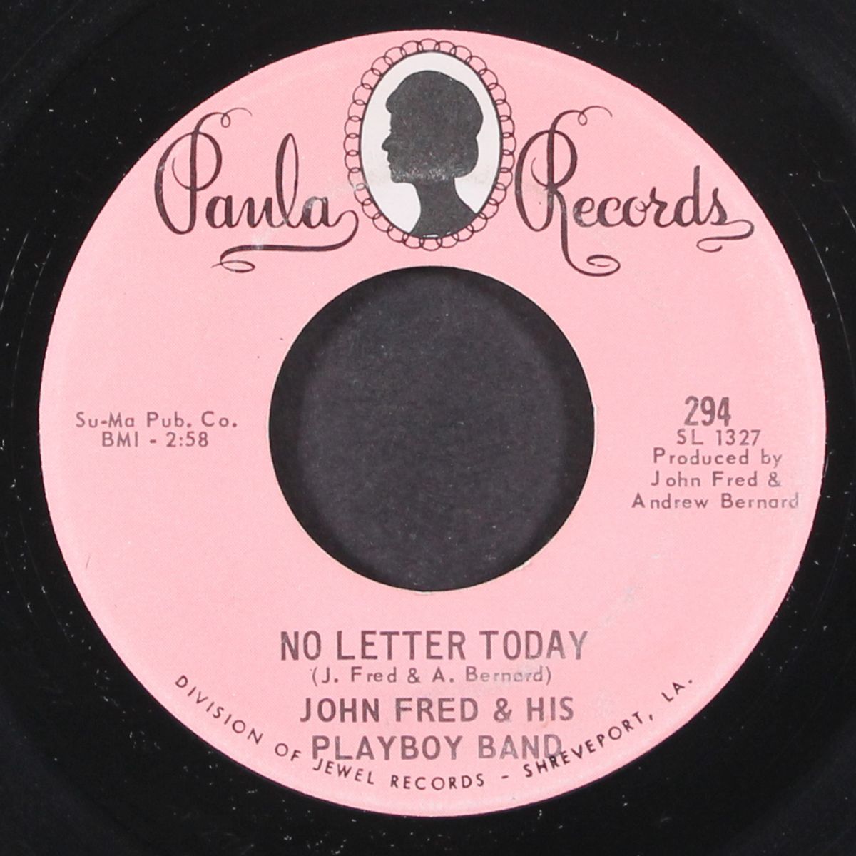 hey hey bunny / no letter today by JOHN FRED & PLAYBOY BAND