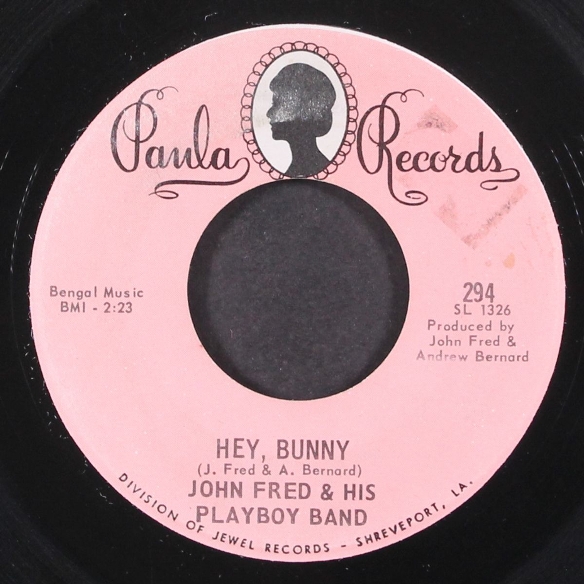 hey hey bunny / no letter today by JOHN FRED & PLAYBOY BAND