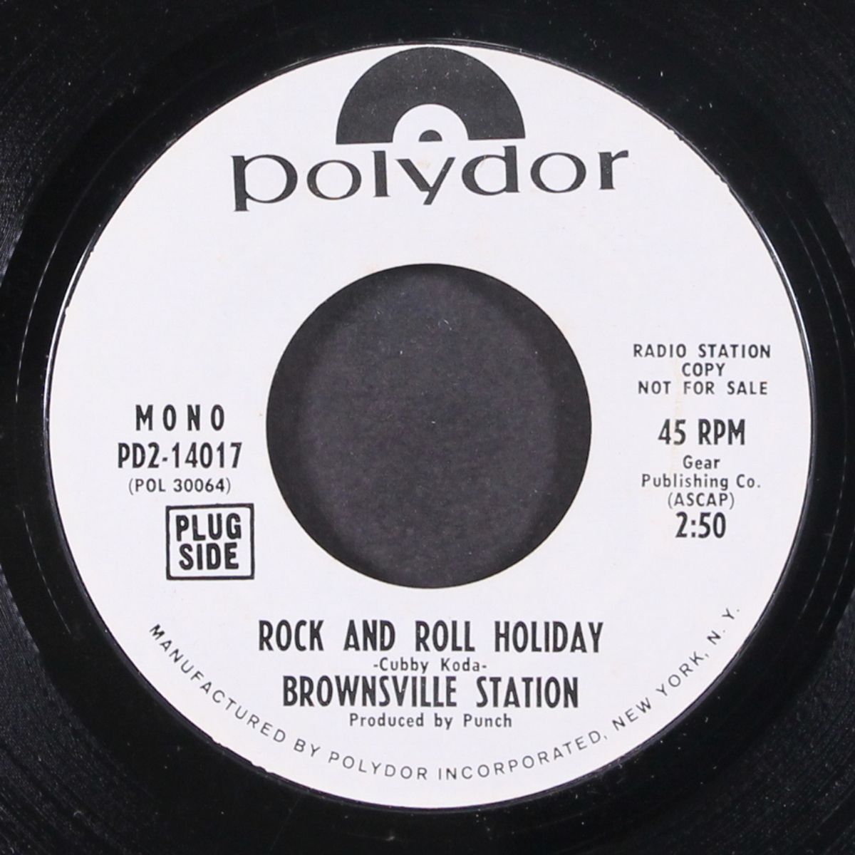 rock and roll holiday by BROWNSVILLE STATION