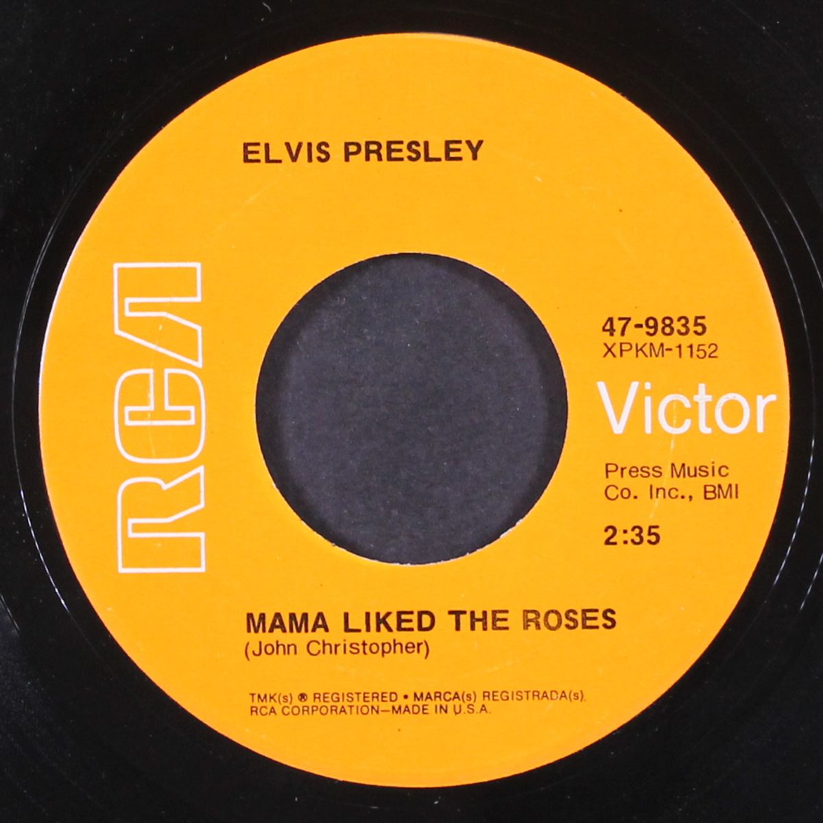 the wonder of you / mama liked the roses by ELVIS PRESLEY