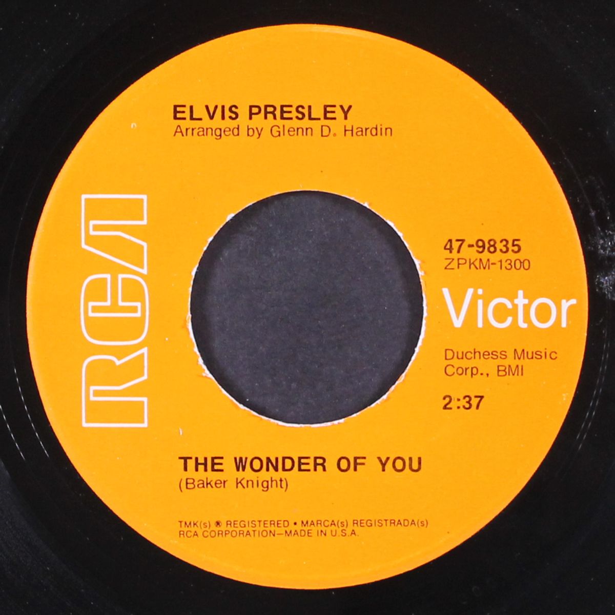 the wonder of you / mama liked the roses by ELVIS PRESLEY