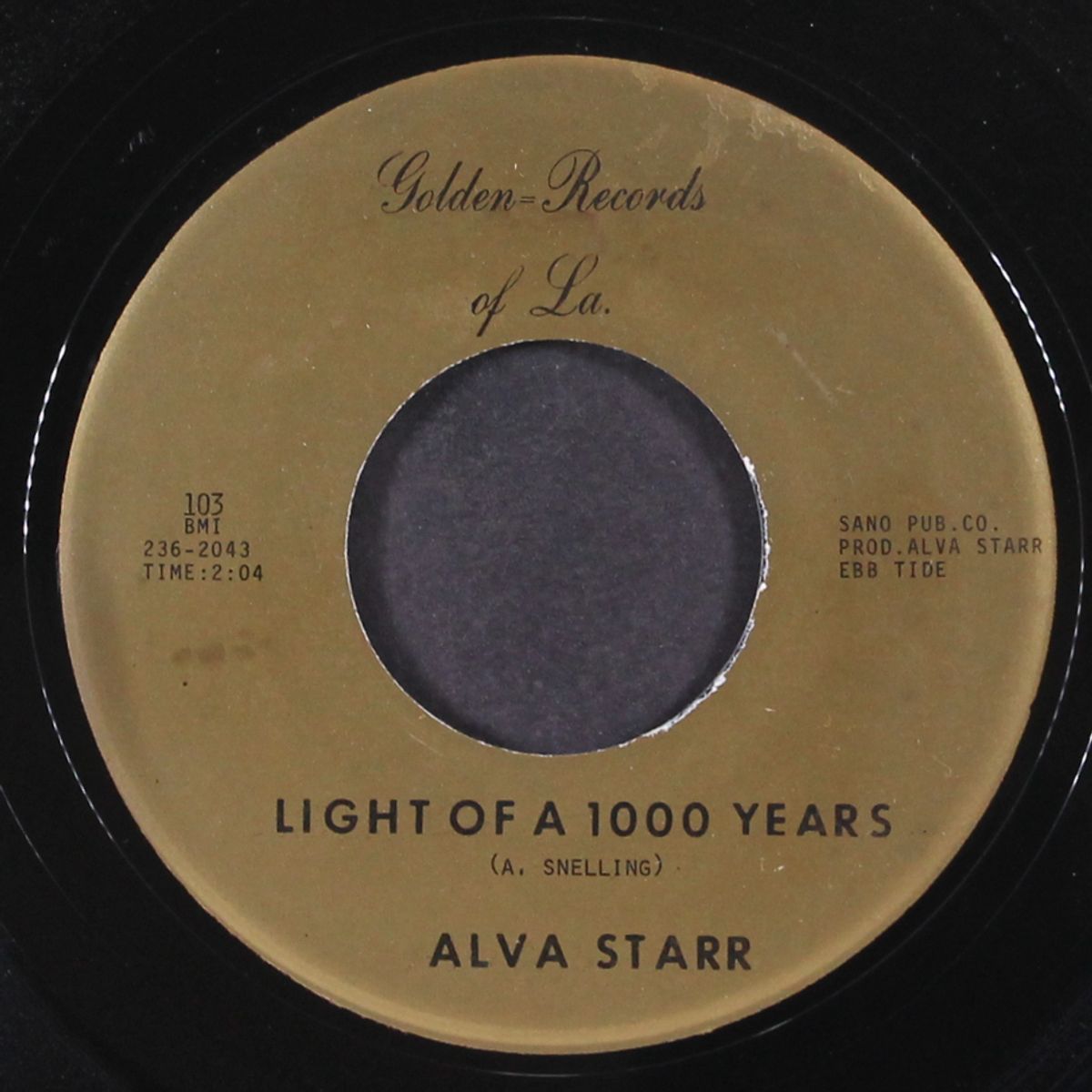 light of a 1000 years / anna by ALVA STARR