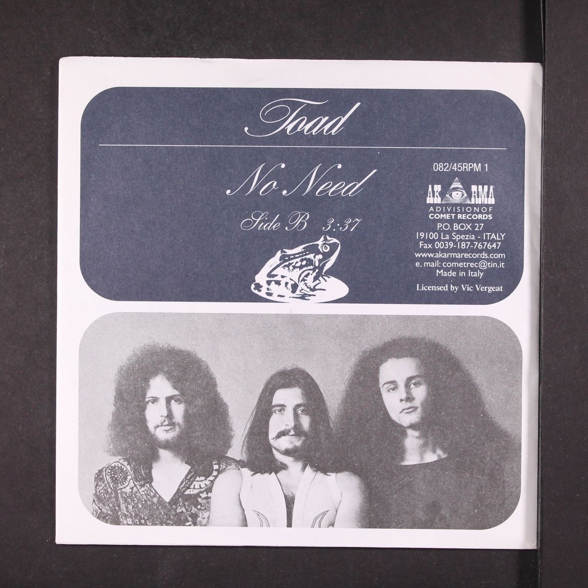 no need / fly by TOAD