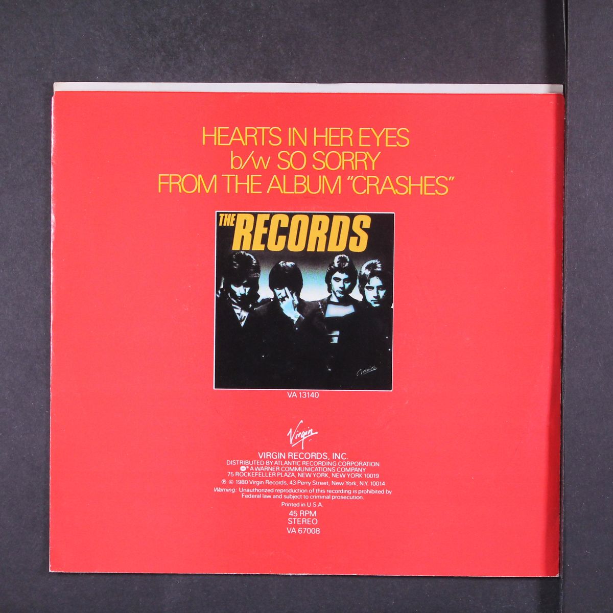 hearts in her eyes / so sorry by RECORDS