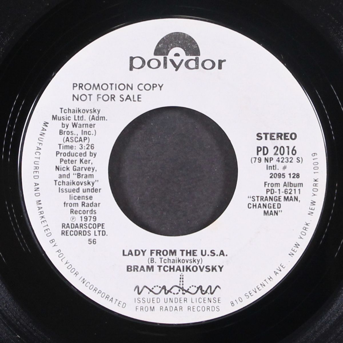 lady from the u.s.a. by BRAM TCHAIKOVSKY