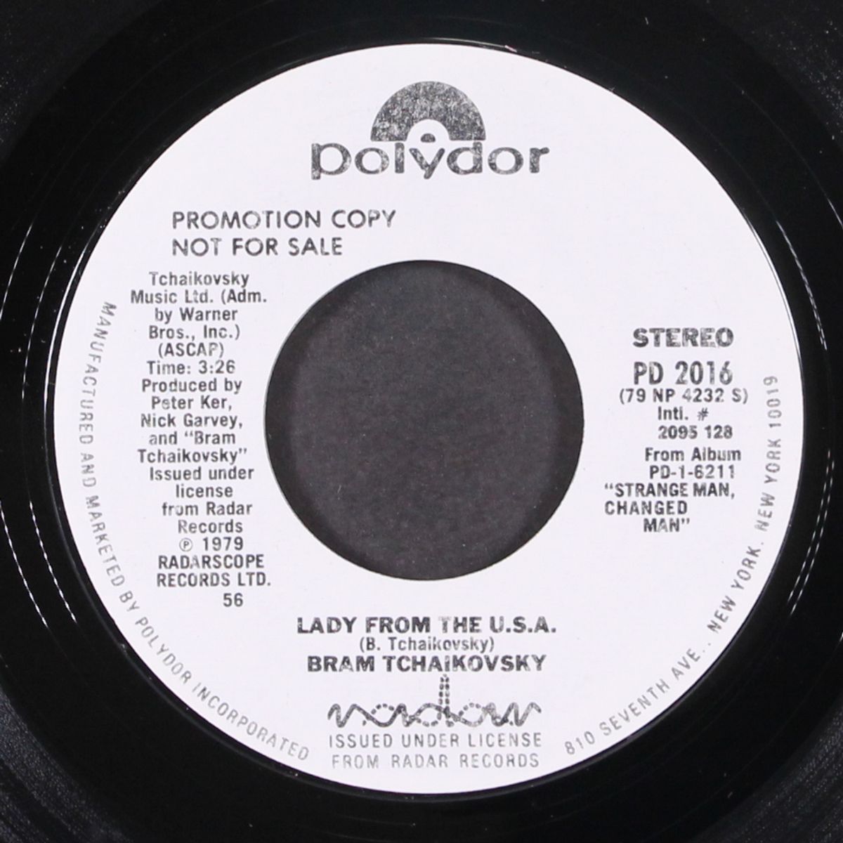 lady from the u.s.a. by BRAM TCHAIKOVSKY