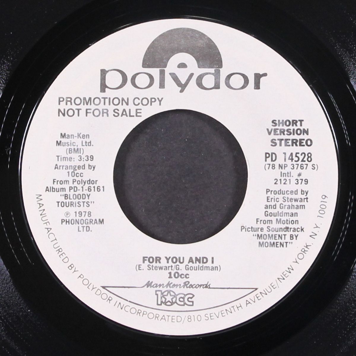 for you and i by 10 CC