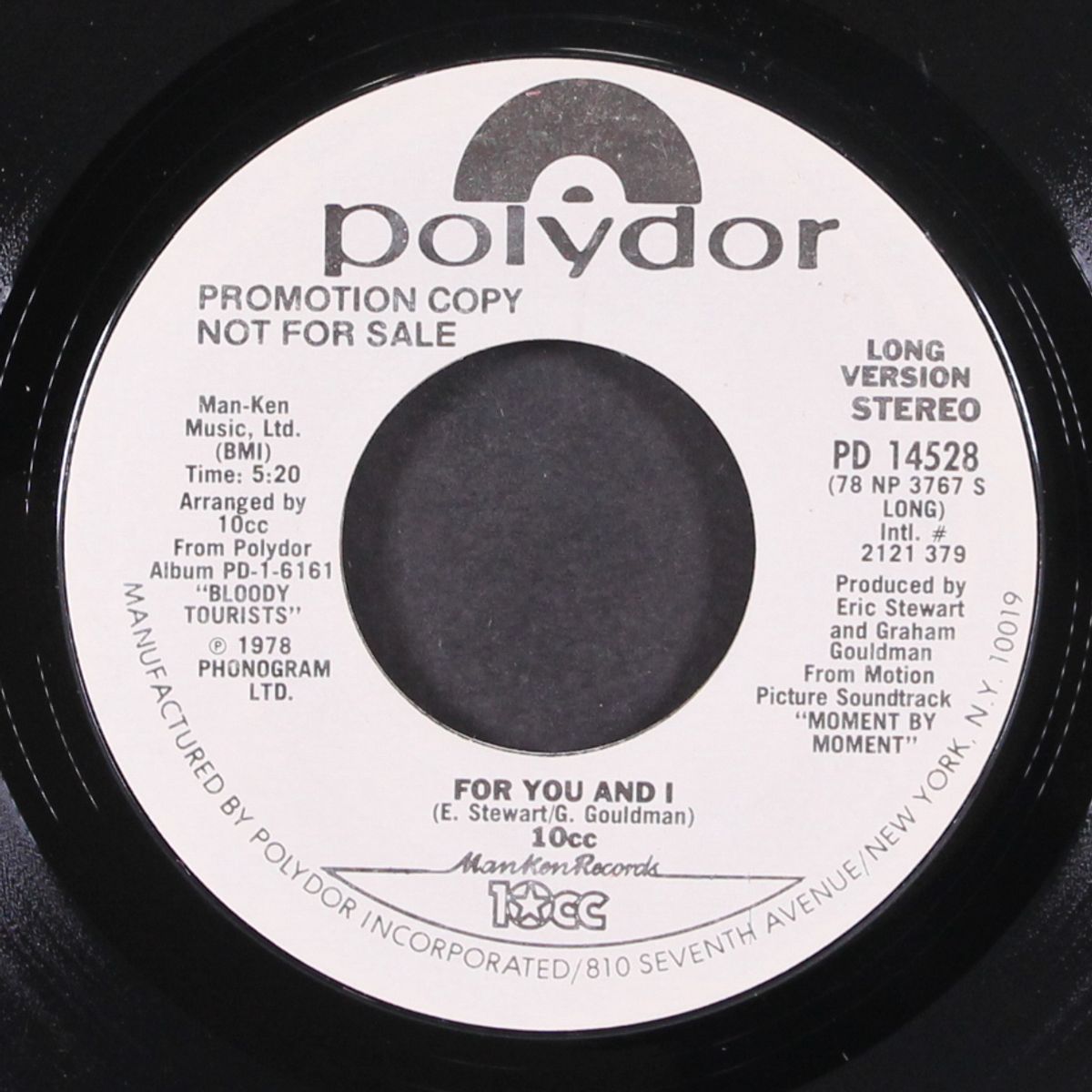 for you and i by 10 CC