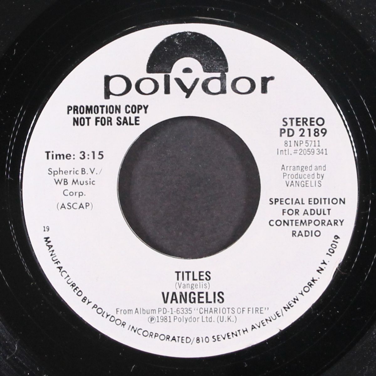 titles by VANGELIS