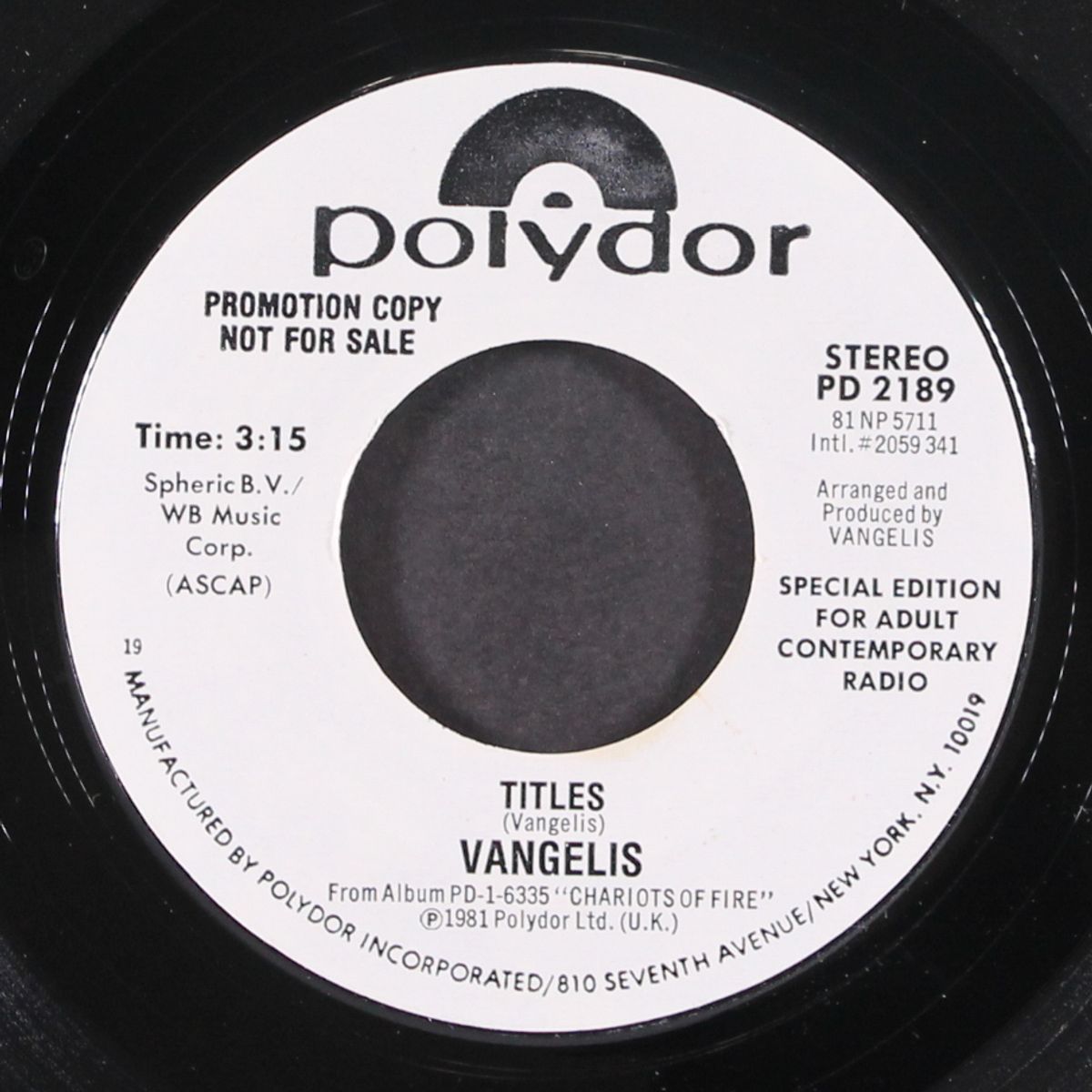 titles by VANGELIS