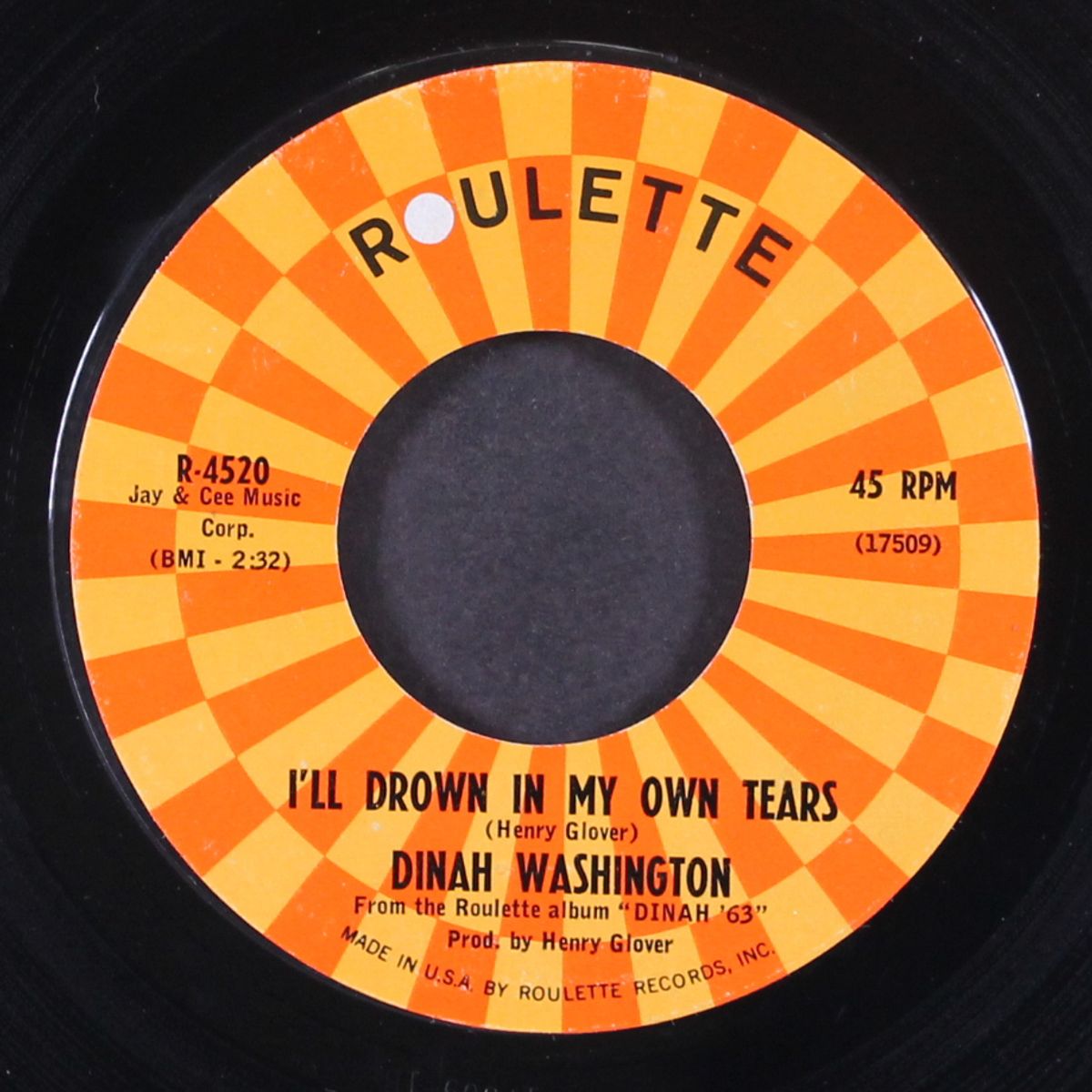 i'll drown in my own tears by DINAH WASHINGTON
