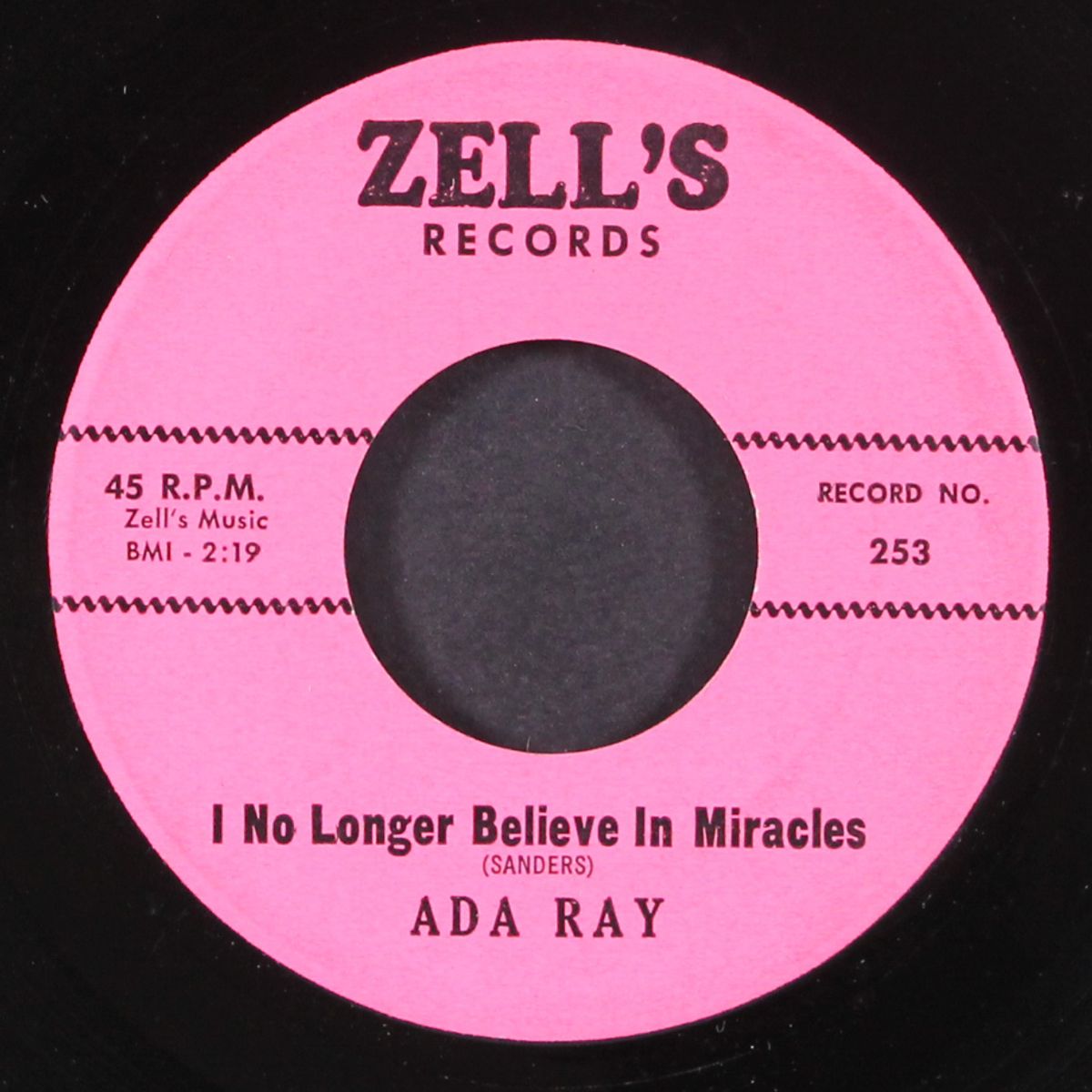 give our love a chance / i no longer believe in miracles by ADA RAY