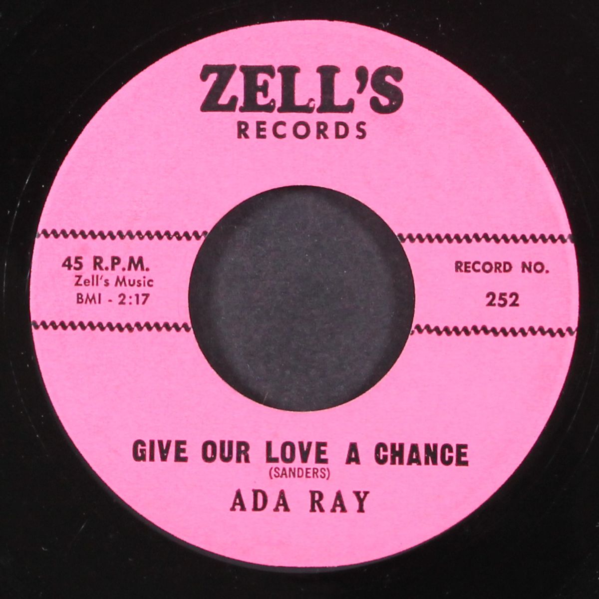give our love a chance / i no longer believe in miracles by ADA RAY