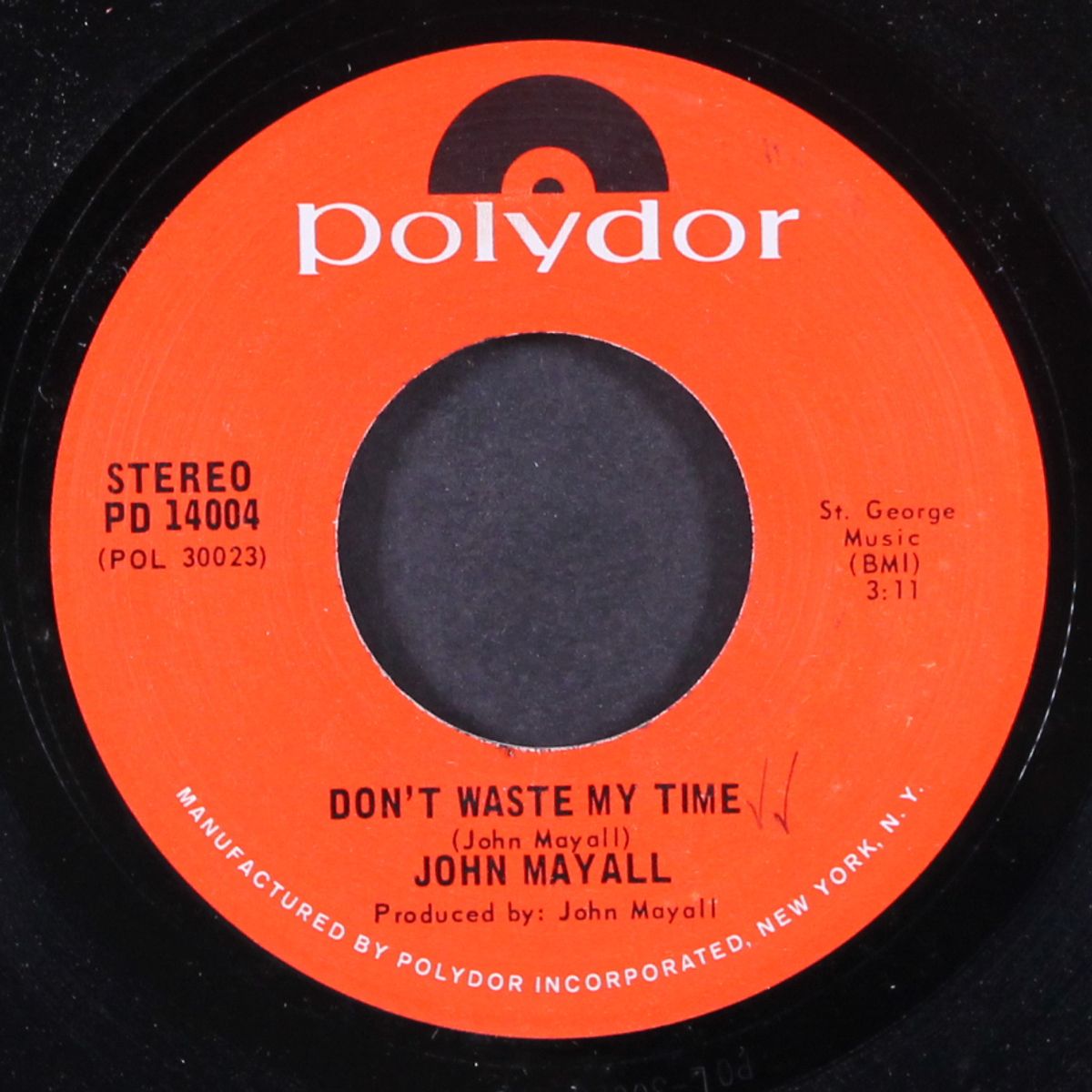 don't pick a flower / don't waste my time by JOHN MAYALL
