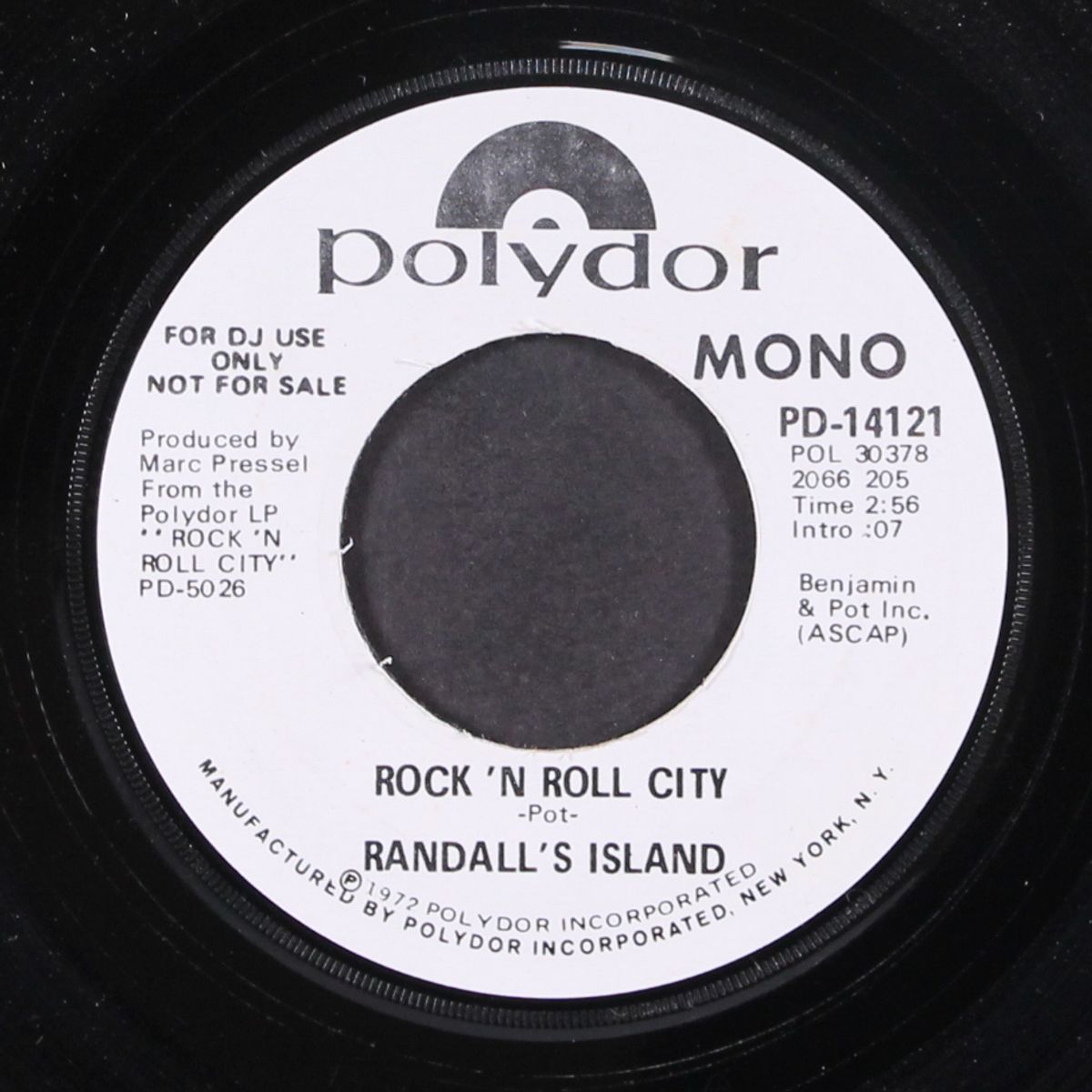 rock 'n roll city / mono by RANDALL'S ISLAND