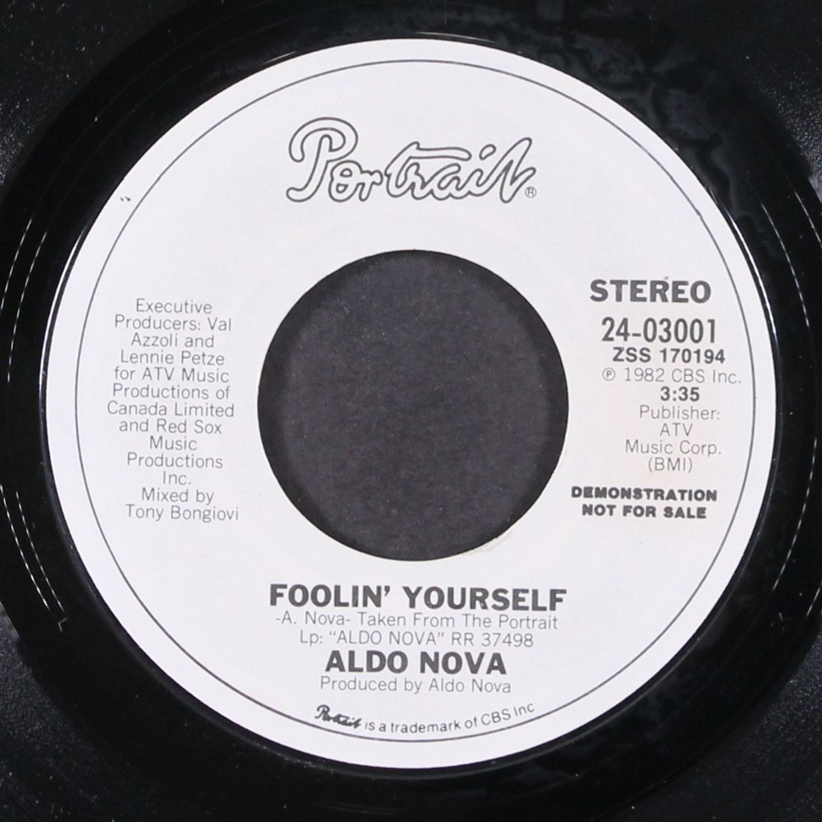 foolin' yourself / same by ALDO NOVA