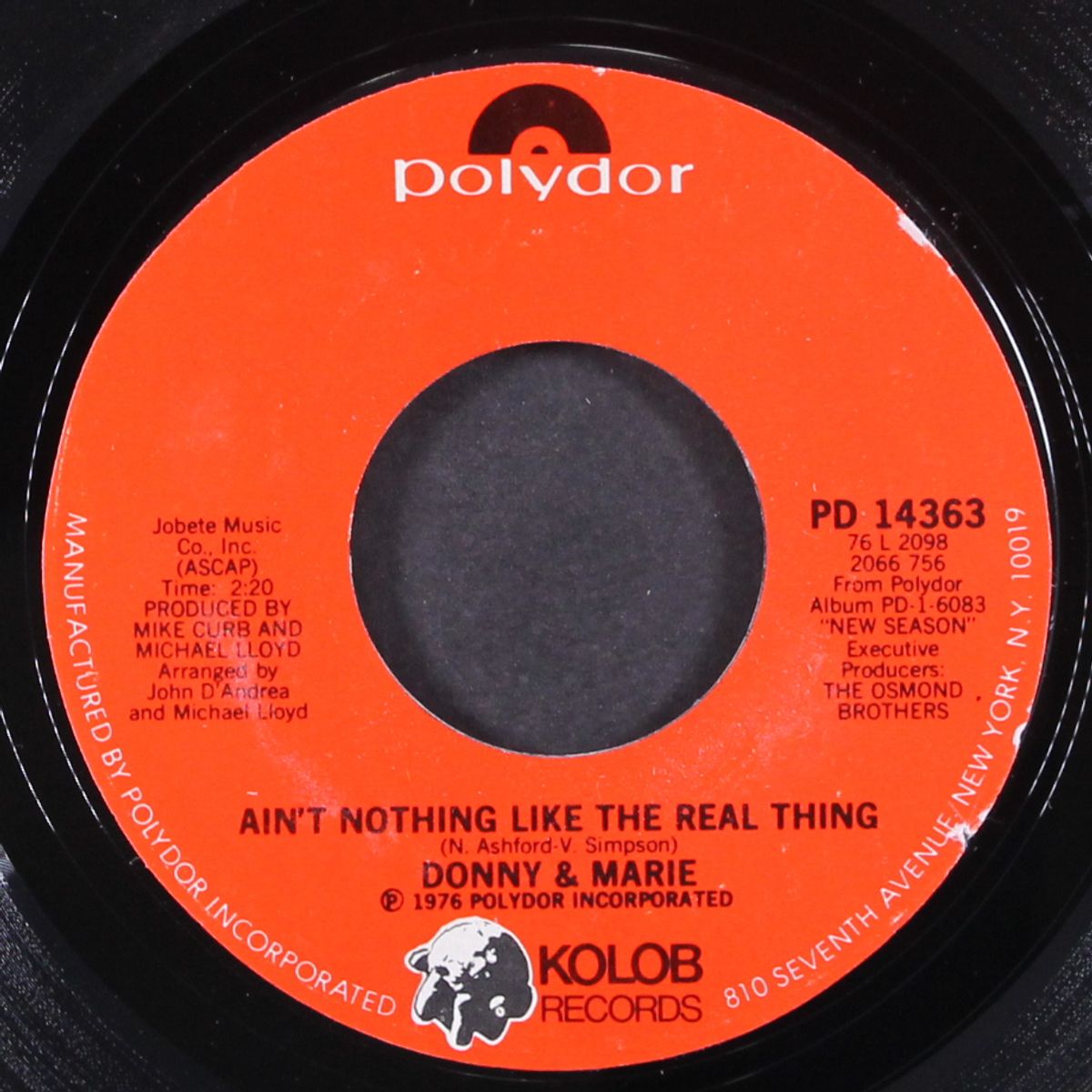 ain't nothing like the real thing / mono by DONNY & MARIE OSMOND