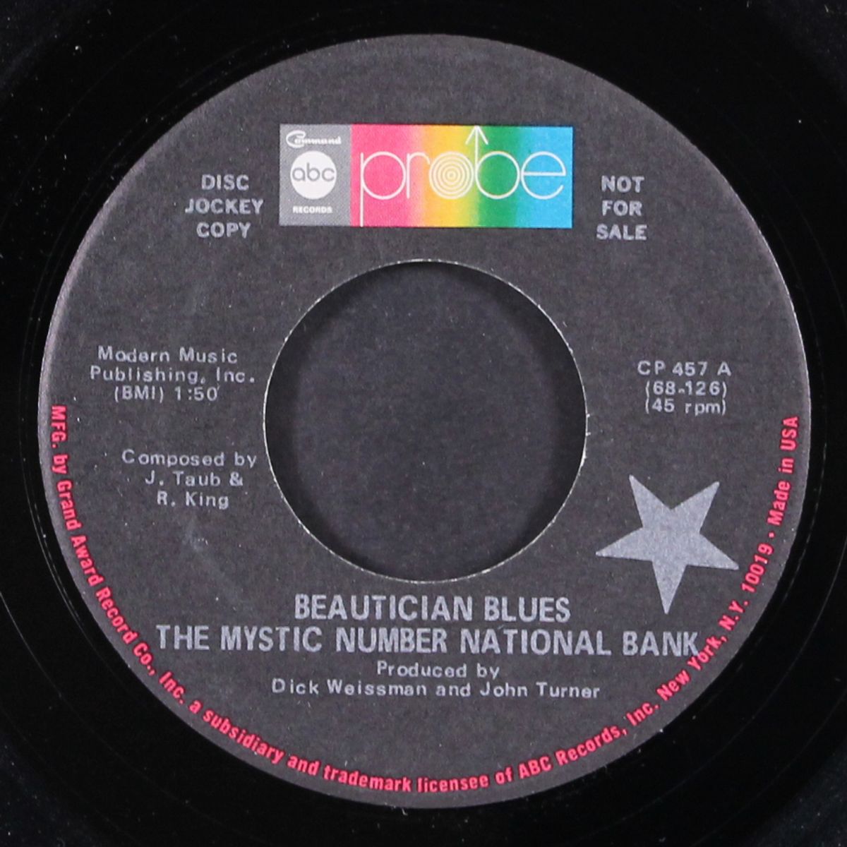 st. james infirmary by MYSTIC NUMBER NATIONAL BANK