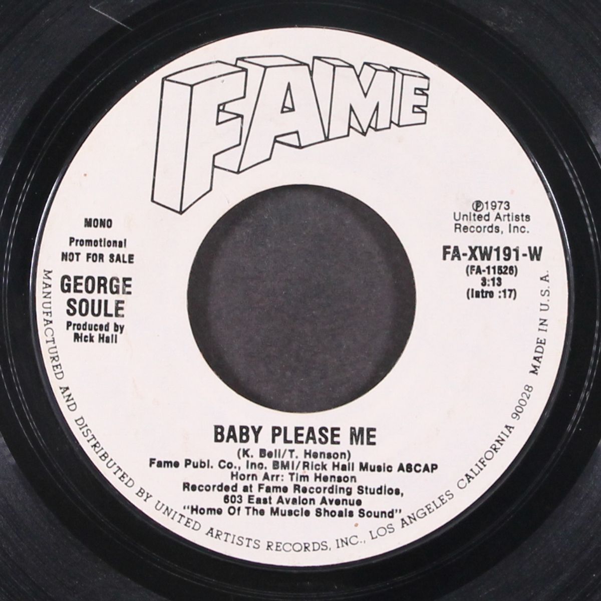 baby please me / i'll take care of you by GEORGE SOULE