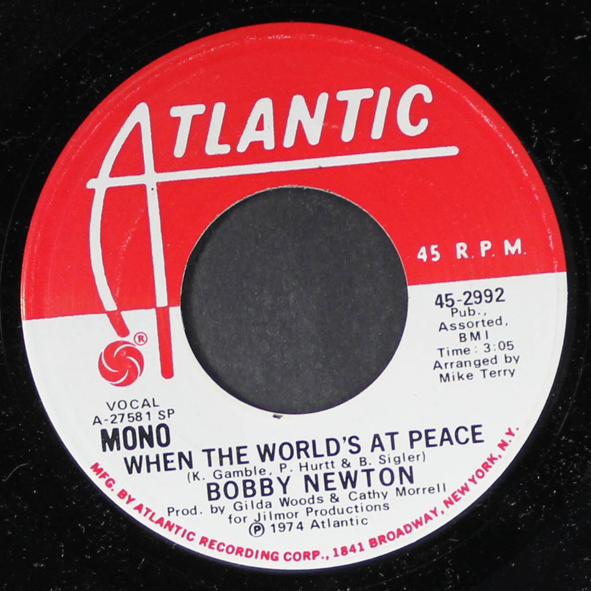 when the world's at peace by BOBBY NEWTON