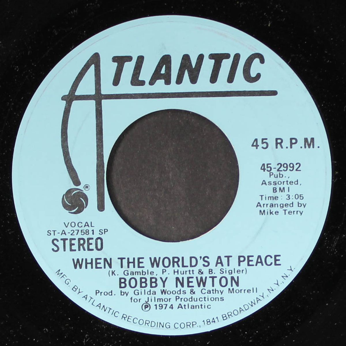 when the world's at peace by BOBBY NEWTON