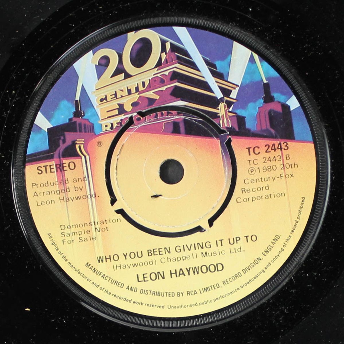 don't push it don't force it / who you been giving it up to by LEON HAYWOOD