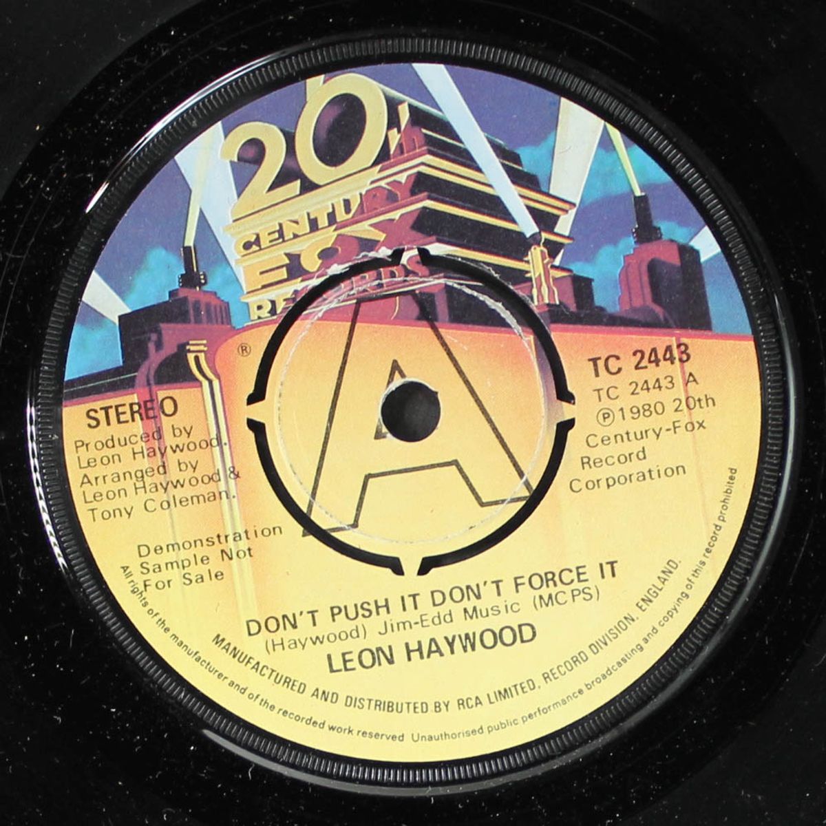 don't push it don't force it / who you been giving it up to by LEON HAYWOOD