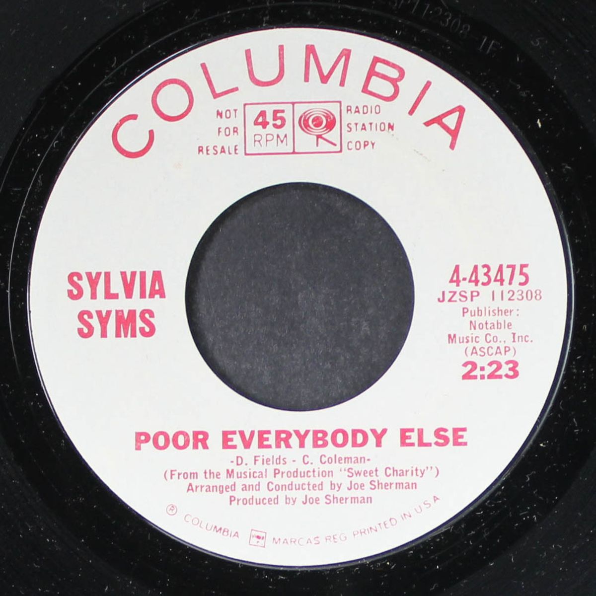 poor everybody else / there's gotta be something better than this by SYLVIA SYMS
