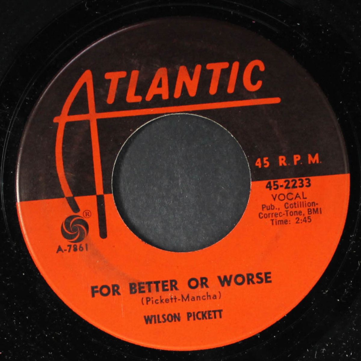 i'm gonna cry / for better or worse by WILSON PICKETT