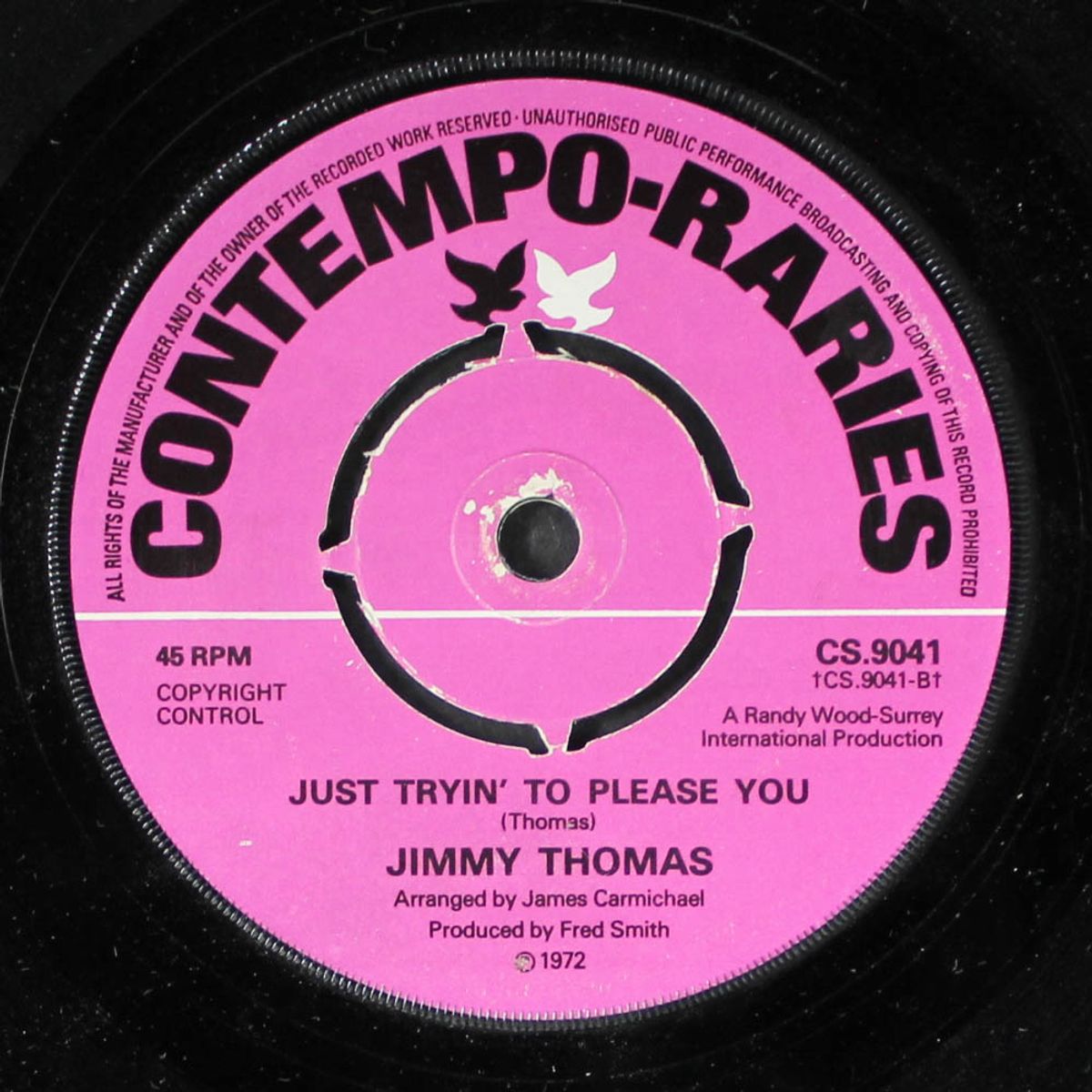 where there's a will / just tryin' to please you by JIMMY THOMAS