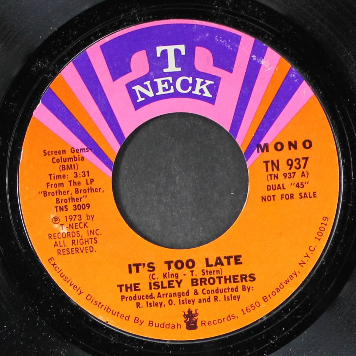it's too late / mono by ISLEY BROTHERS