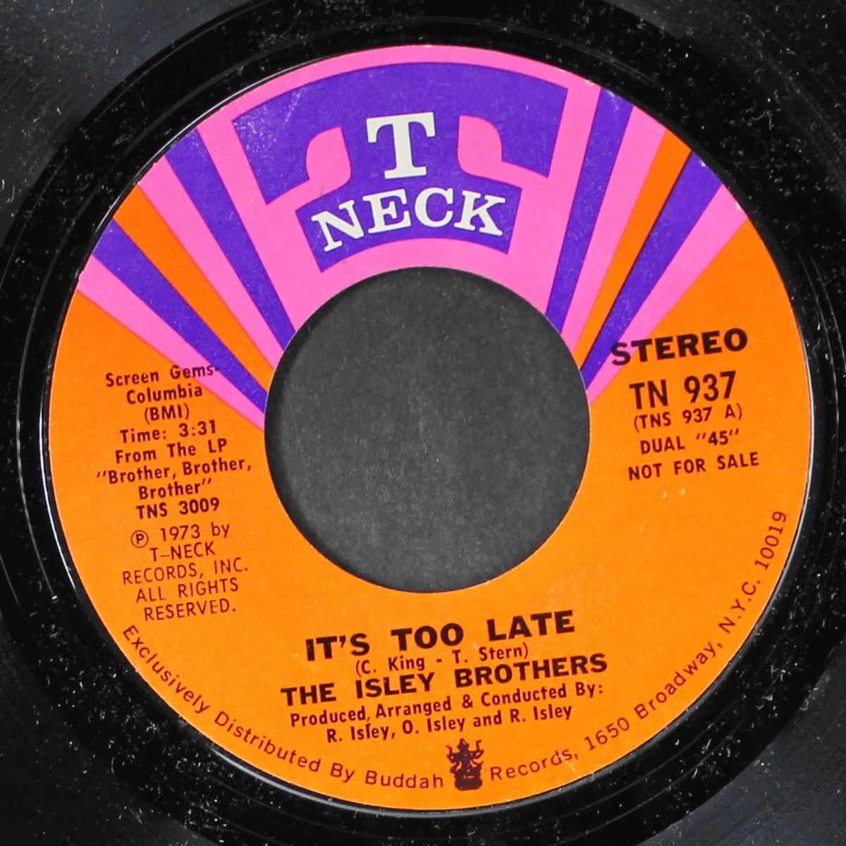 it's too late / mono by ISLEY BROTHERS