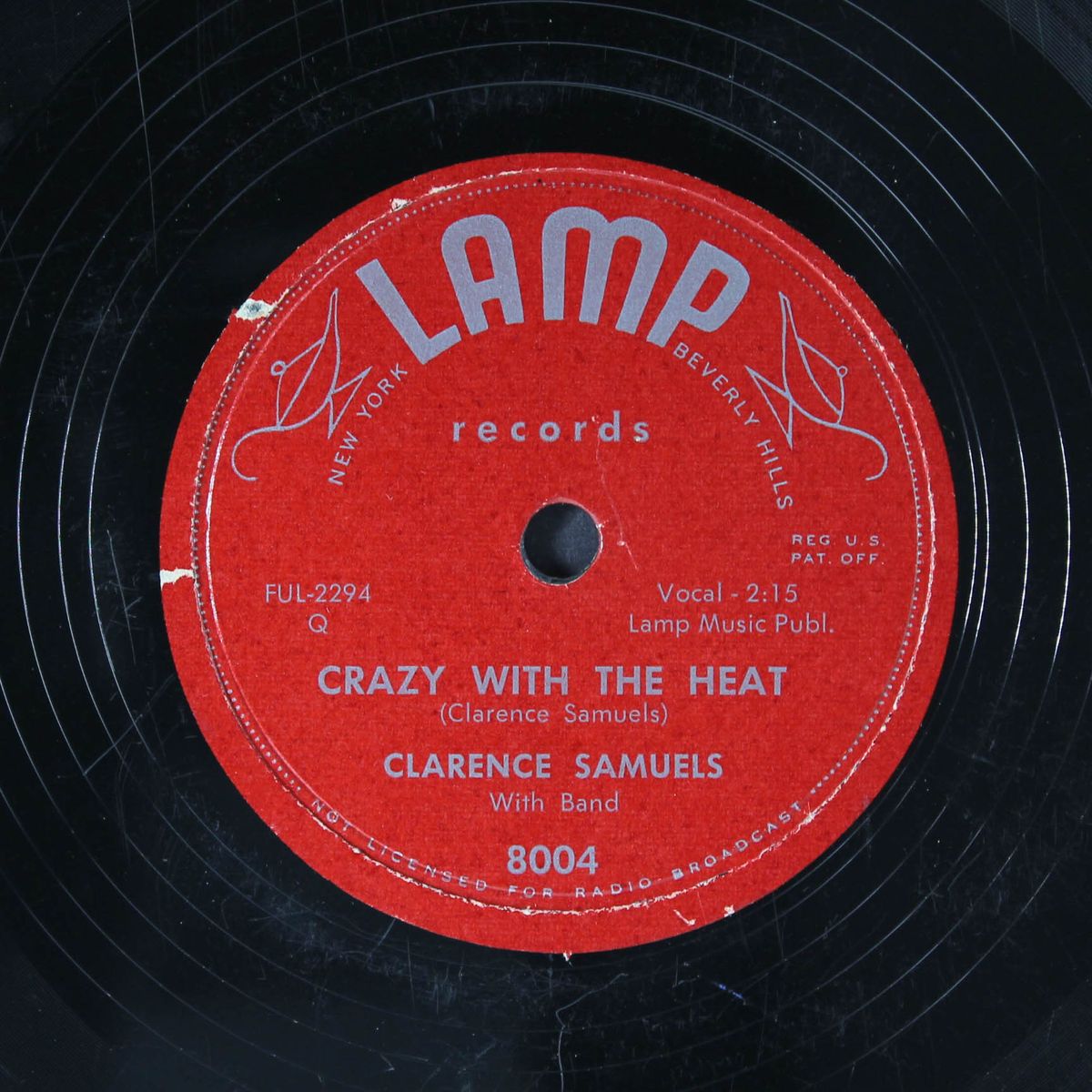 crazy with the heat / life don't mean a thing by CLARENCE SAMUELS