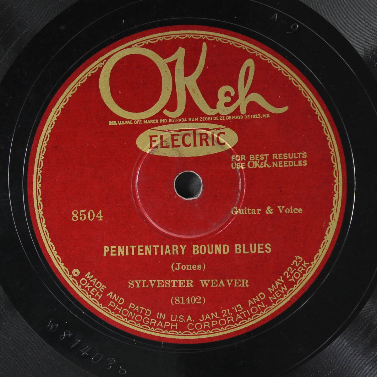 can't be trusted blues / penitentiary bound blues by SYLVESTER WEAVER
