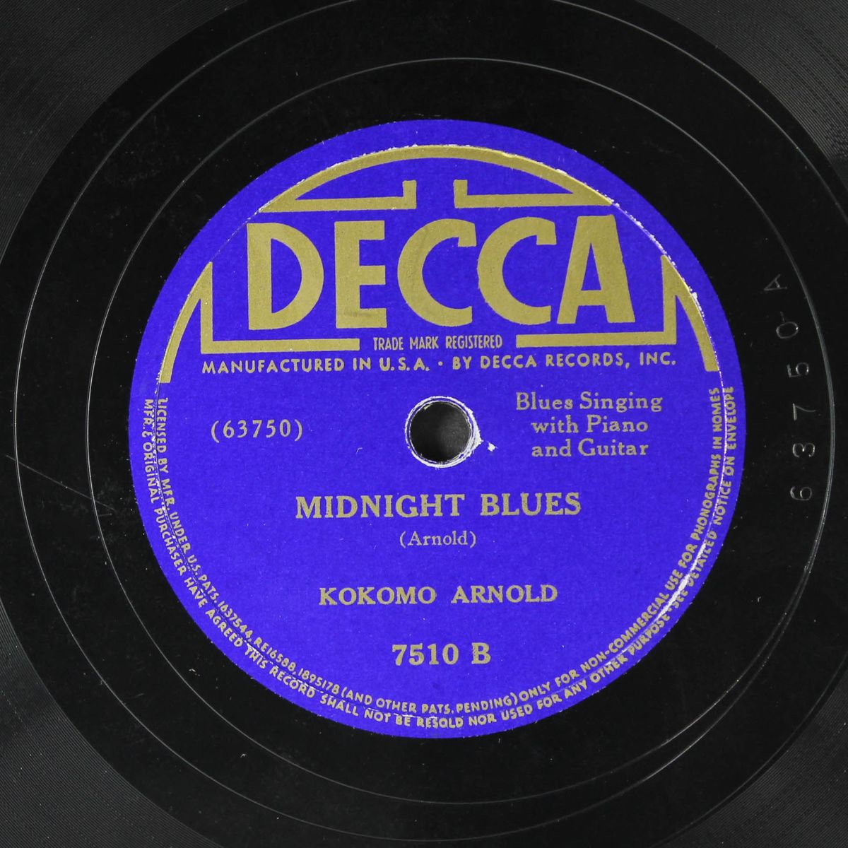 your ways and actions / midnight blues by KOKOMO ARNOLD
