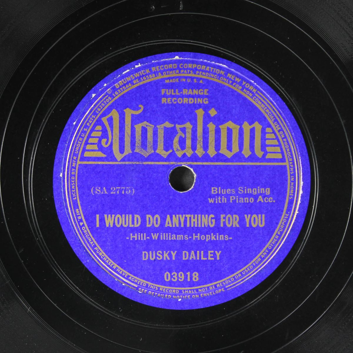 i want you, i need. you / i would do anything for you by DUSKY DAILEY