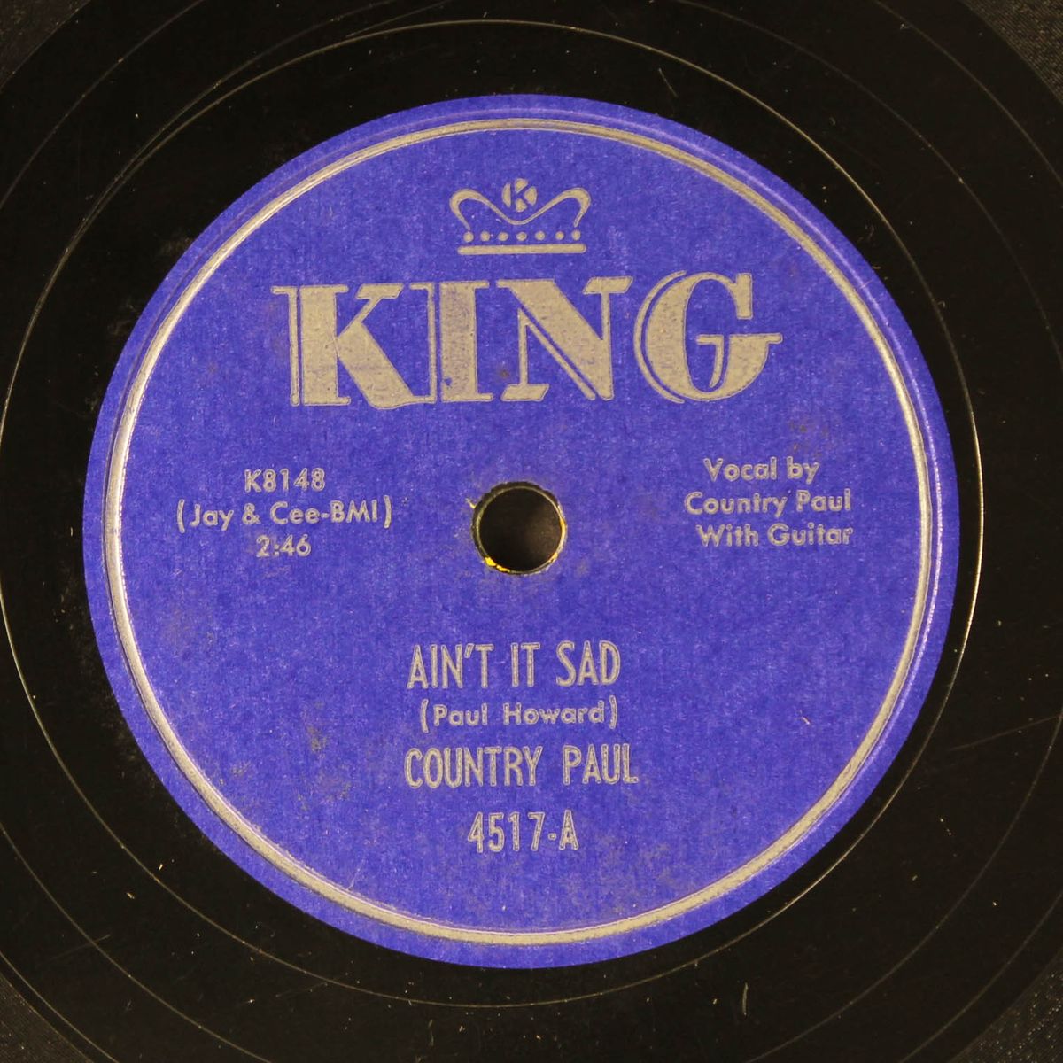 your picture done faded / ain't it sad by COUNTRY PAUL
