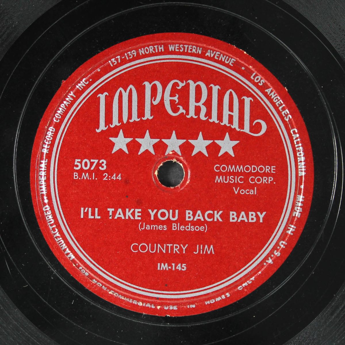 old river blues / i'll take you back baby by COUNTRY JIM