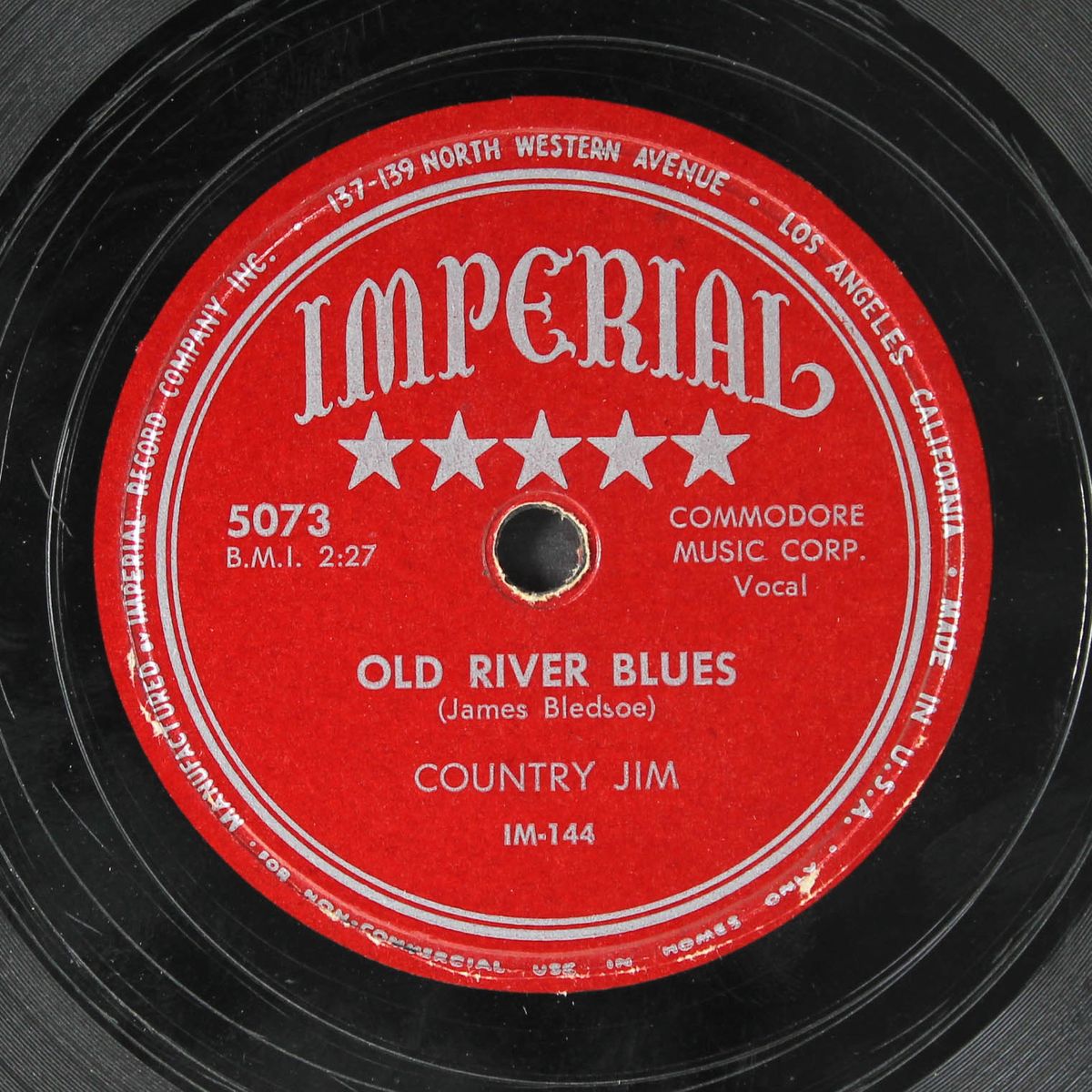 old river blues / i'll take you back baby by COUNTRY JIM