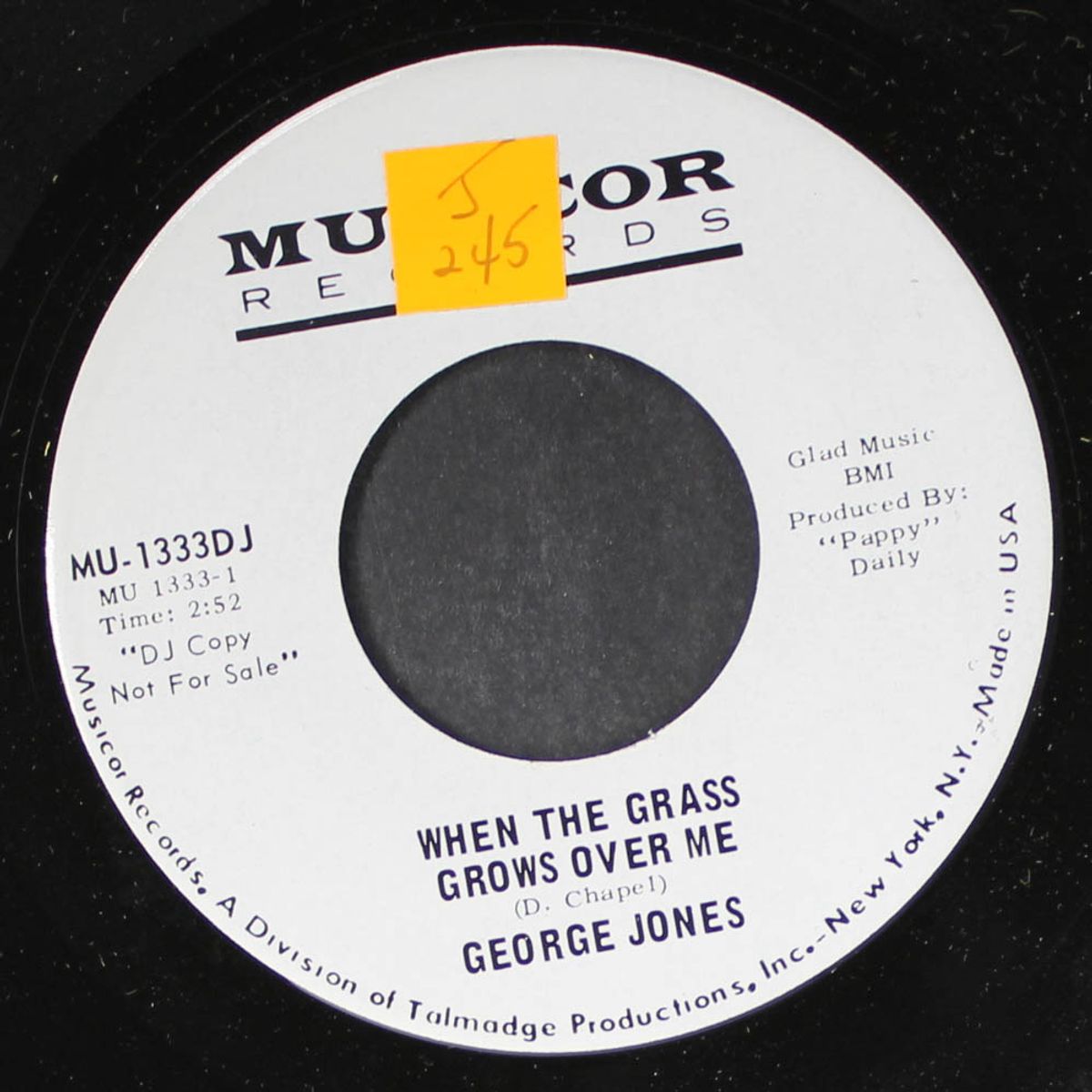 when the grass grows over me by GEORGE JONES